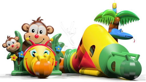 Dmuchany Tunel - Dżungla